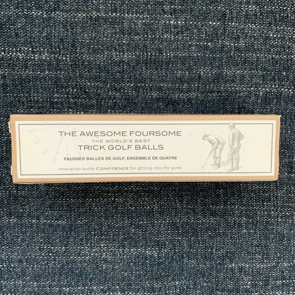 Restoration Hardware The Awesome Foursome Trick Golf Balls Set - NIB